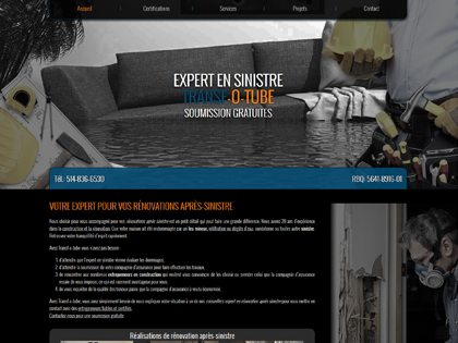 Conception site web à Saint-Jérôme pour Site web secteur de la construction
