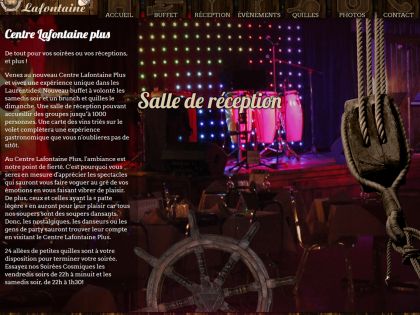 Conception site web à Saint-Jérôme pour Centre Lafontaine