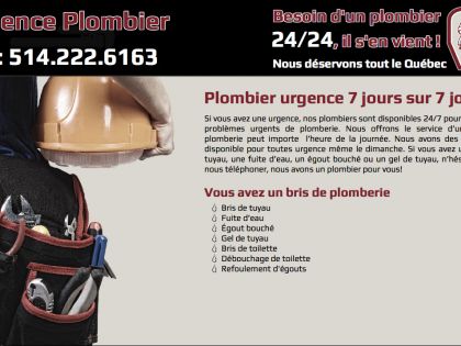 Conception site web à  pour Urgence Plombier